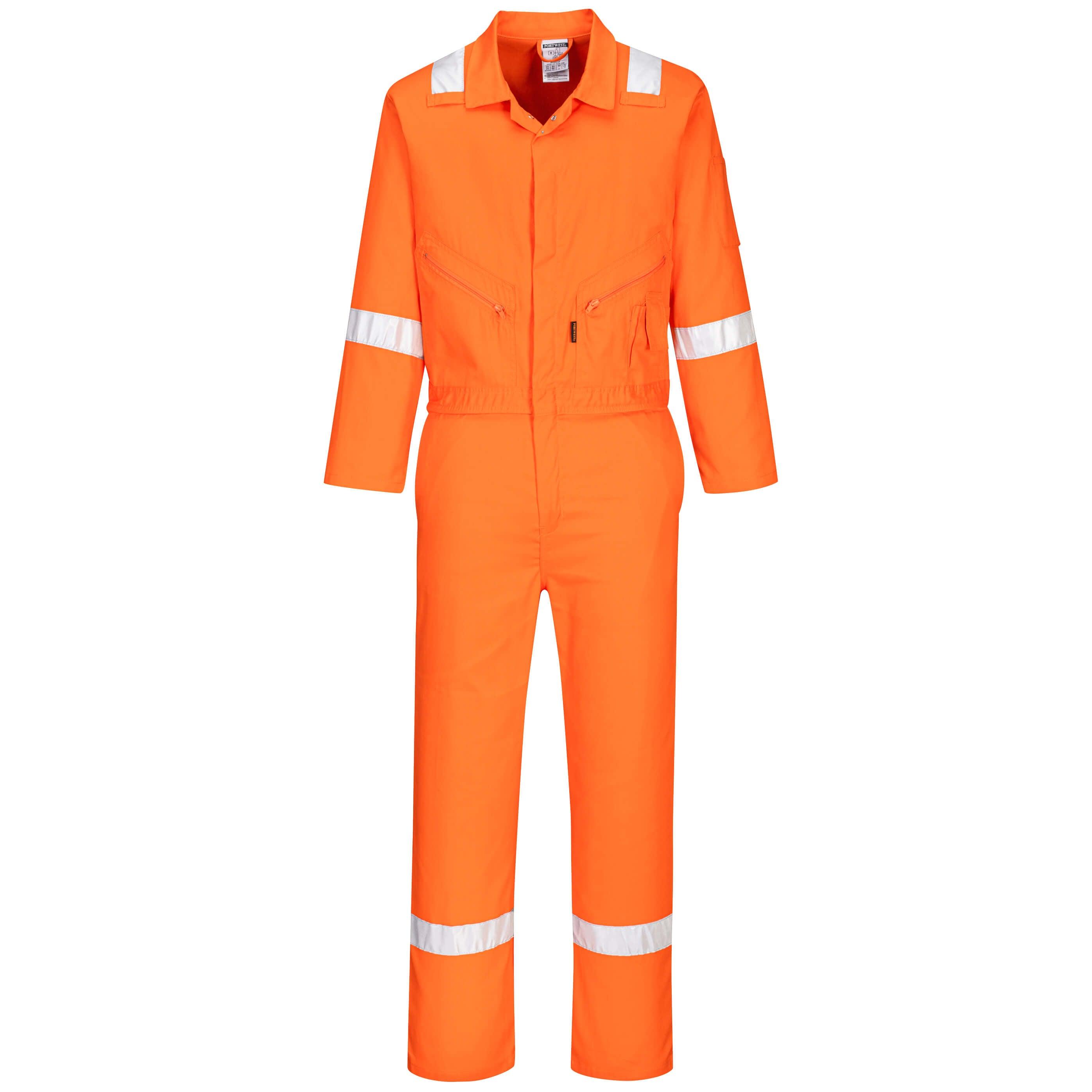 Iona Cotton Coverall - Orange