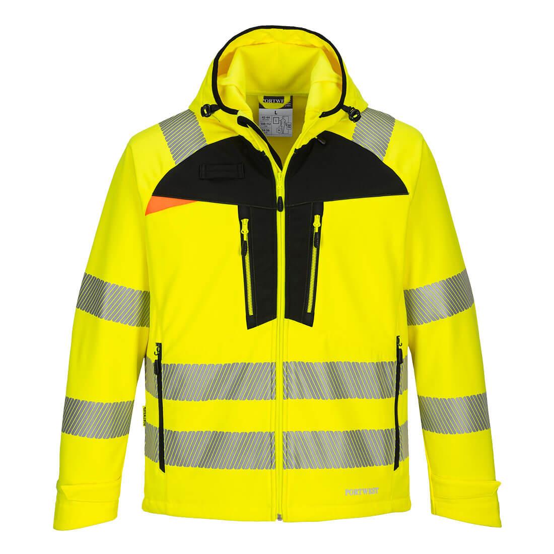 DX4 High Viz Softshell - Yellow/Black