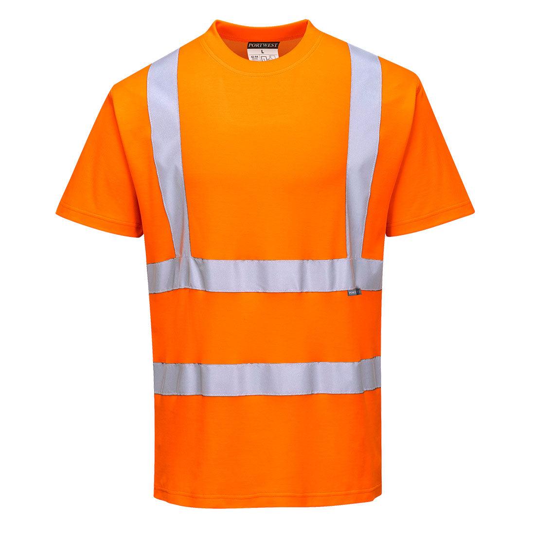 Cotton Comfort Short Sleeve T-Shirt - Orange