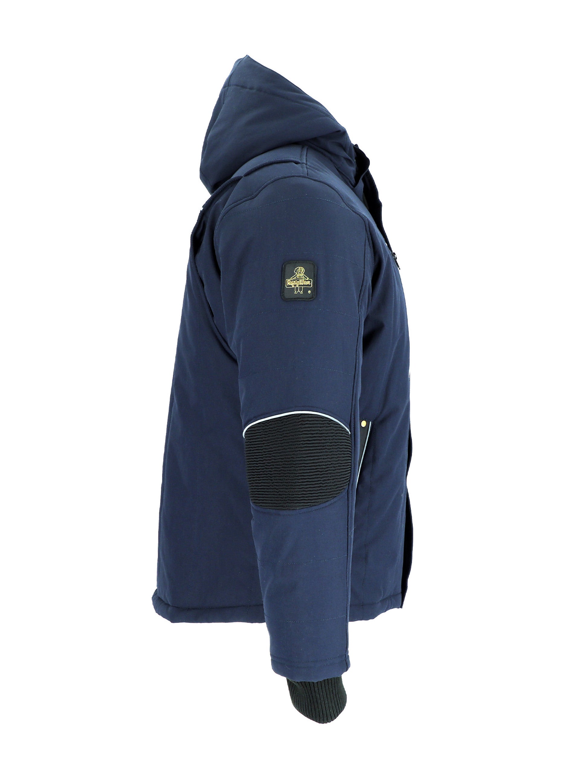 8754 54 Gold Hooded Utility Jacket Navy