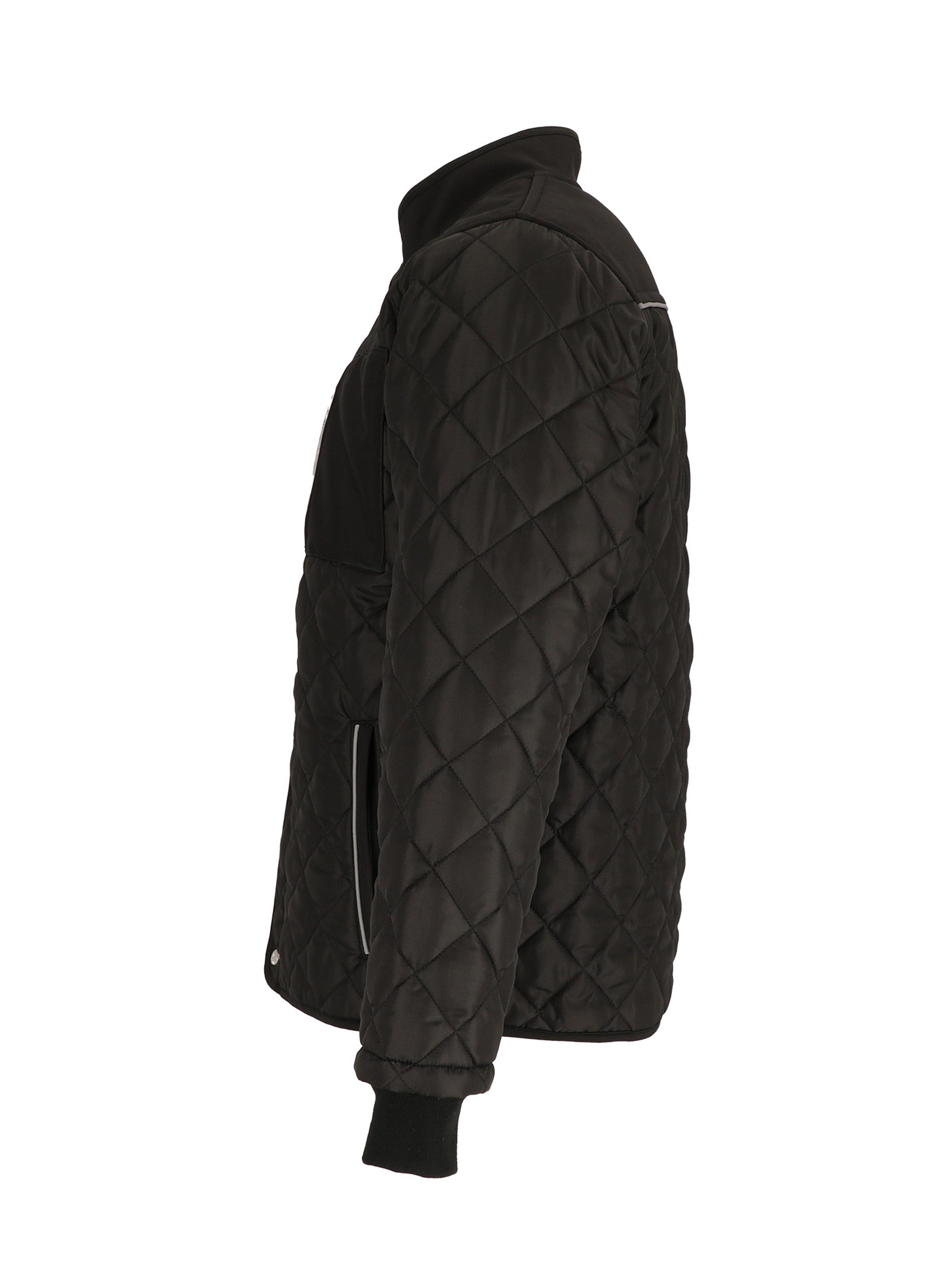 8305 Insulated Diamond Quilted Jacket Black