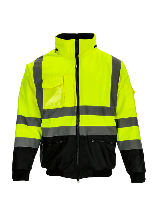 8200 HiVis Waterproof Bomber Jacket Lime