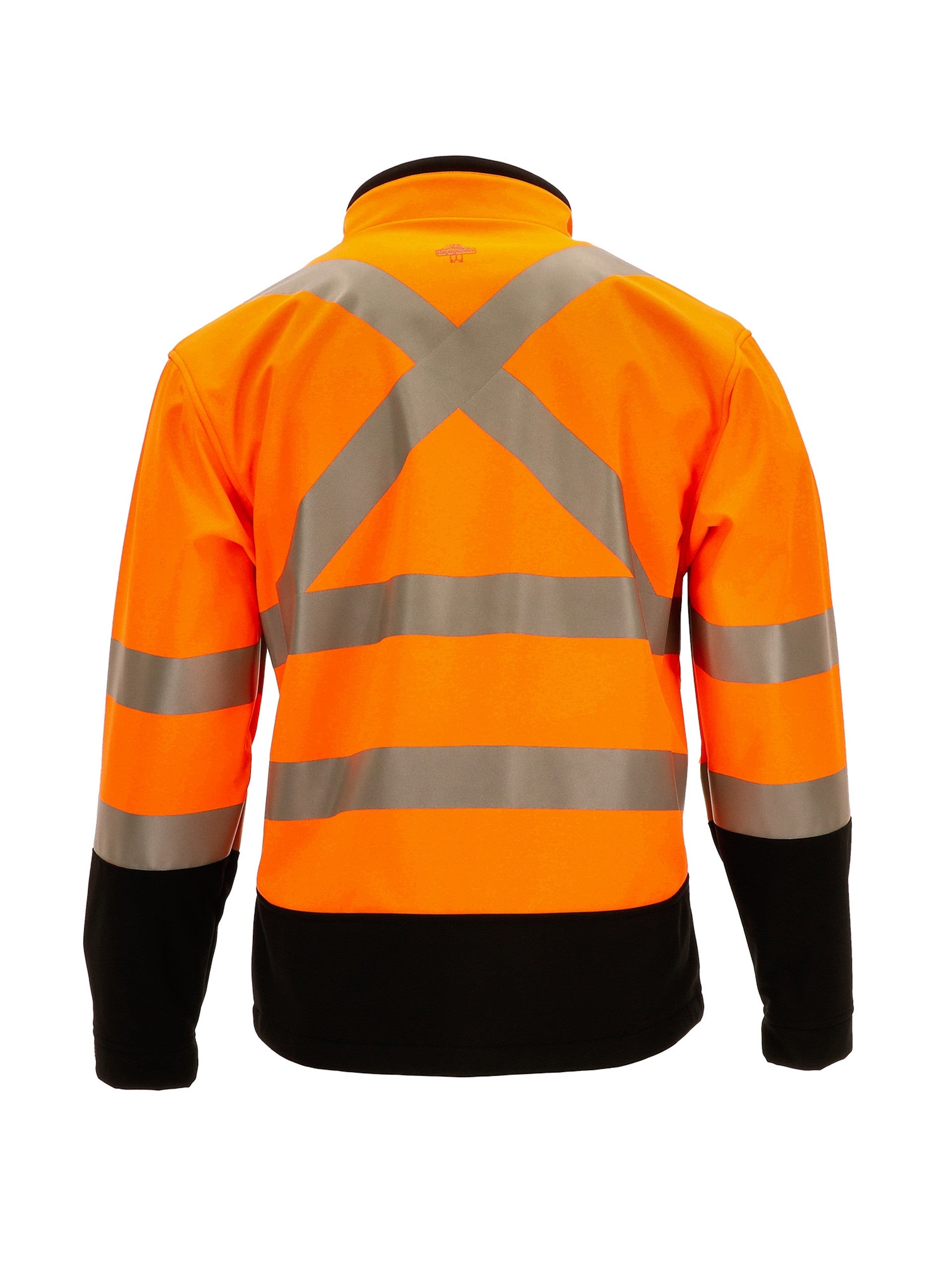 9291 HiVis Softshell Jacket Black/Orange