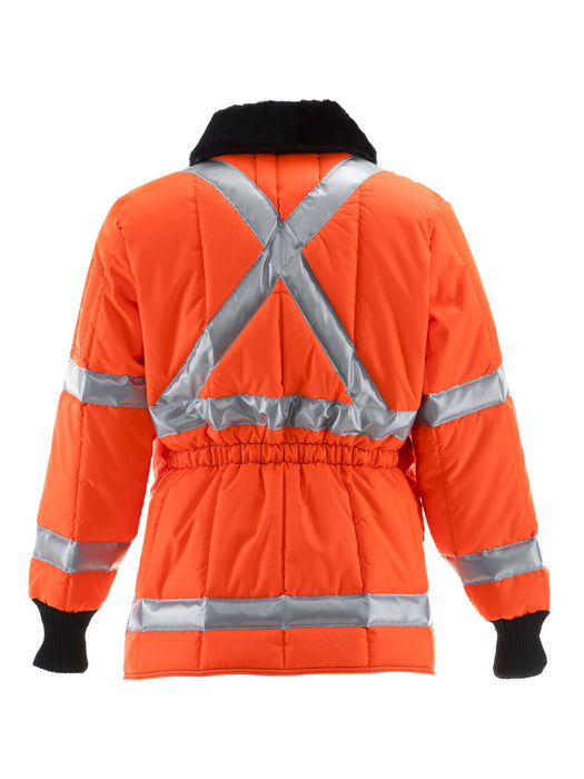 342L2 HiVis  Iron-Tuff® Jackoat™ with Reflective Tape Orange/Silver