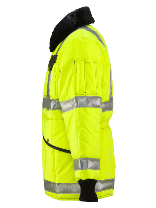 342L2 HiVis  Iron-Tuff® Jackoat™ with Reflective Tape Lime/Silver