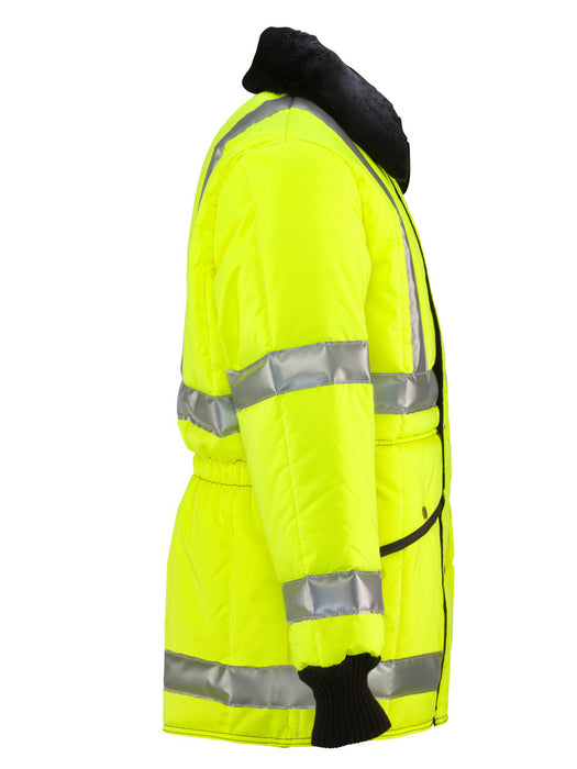 342L2 HiVis  Iron-Tuff® Jackoat™ with Reflective Tape Lime/Silver