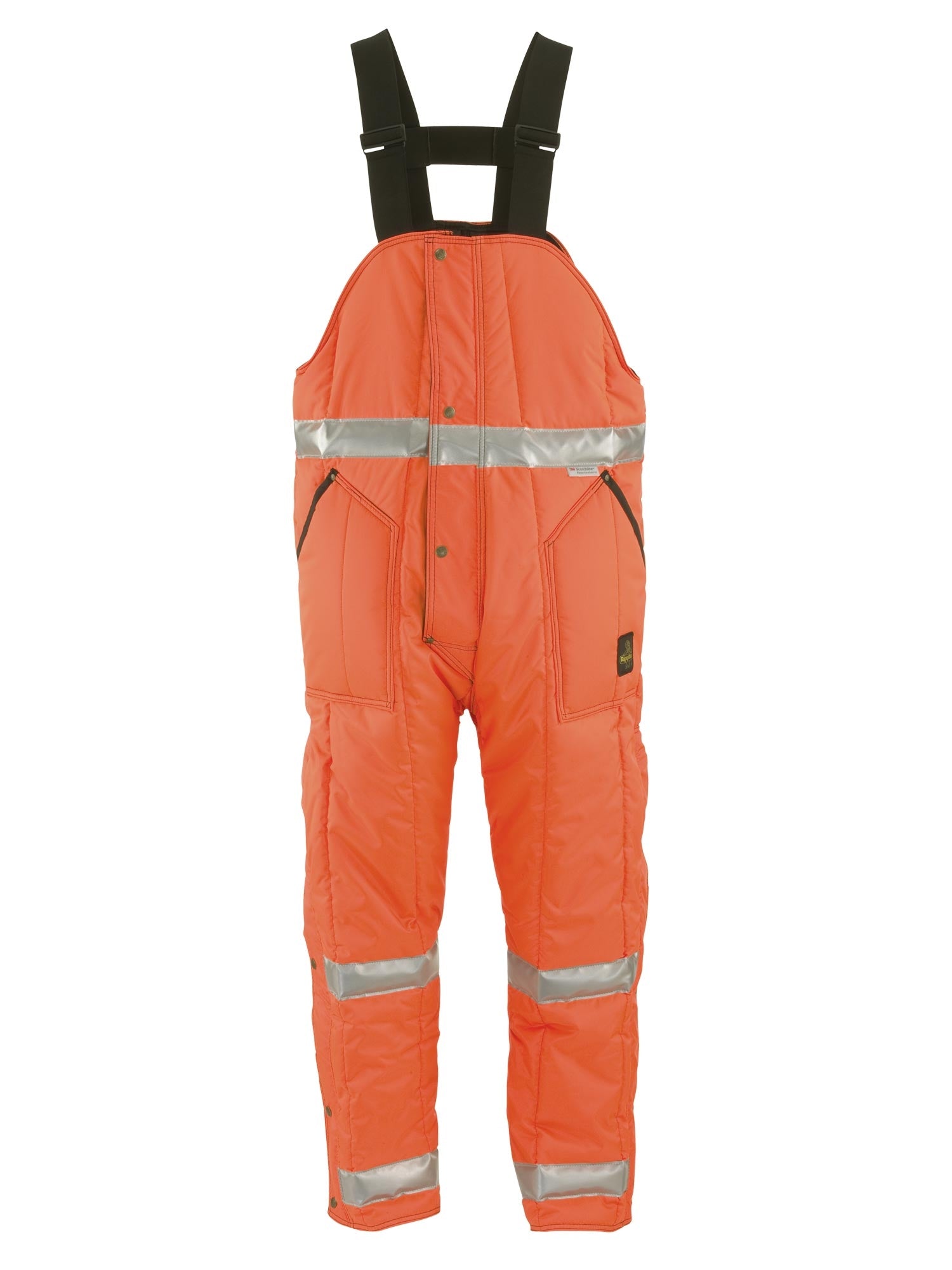 385L2 HiVis Iron-Tuff® Bib Overalls with Reflective Tape Orange/Silver