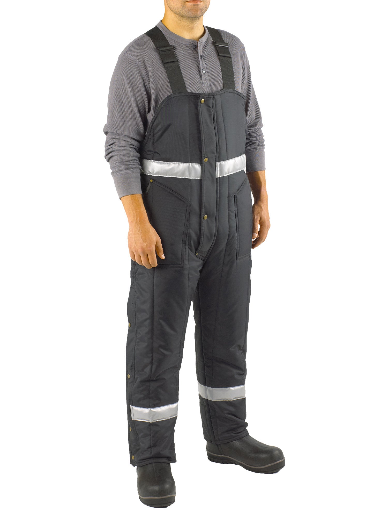 Refrigiwear 386 Iron-Tuff® Enhanced Visibility Bib Overalls