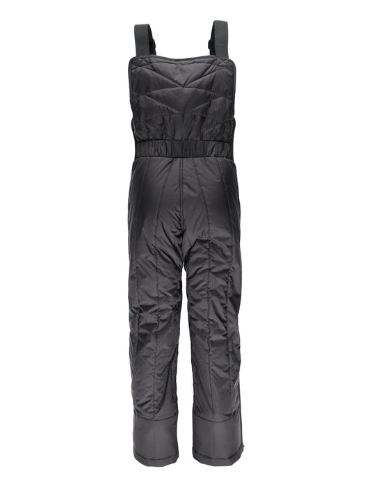 425 Women's Diamond Quilted Bib Overalls Black