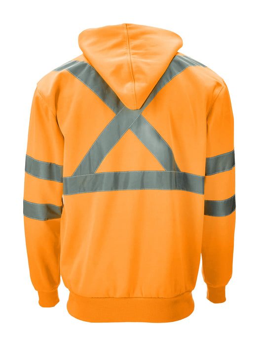 484 HiVis Hooded Sweatshirt Orange