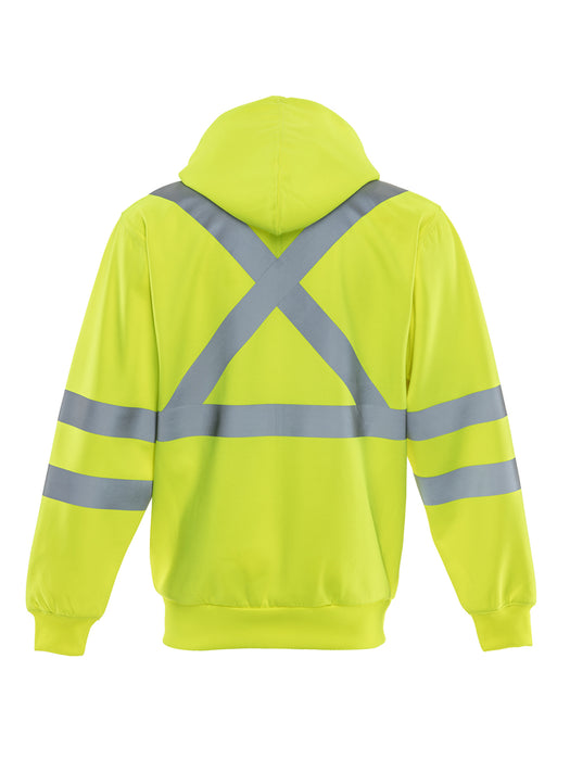 484 HiVis Hooded Sweatshirt Lime