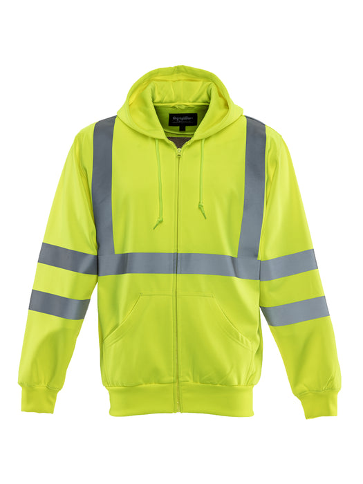 484 HiVis Hooded Sweatshirt Lime