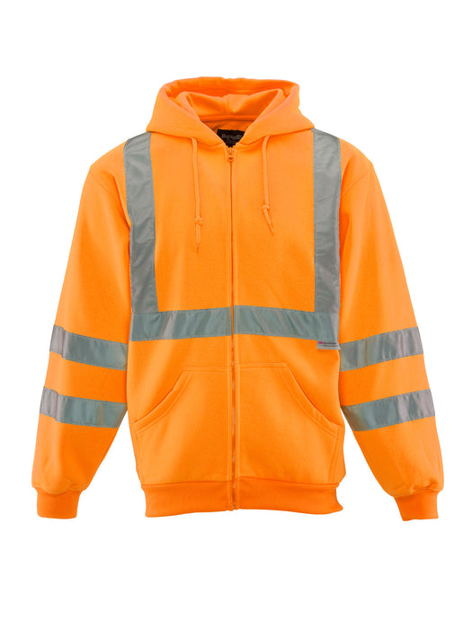 484 HiVis Hooded Sweatshirt Orange