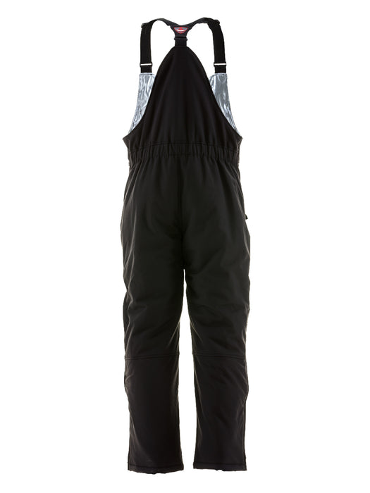 495 Insulated Softshell Bib Overalls Black/Charcoal