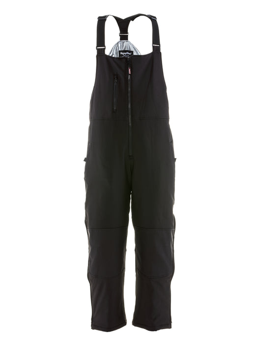 495 Insulated Softshell Bib Overalls Black/Charcoal