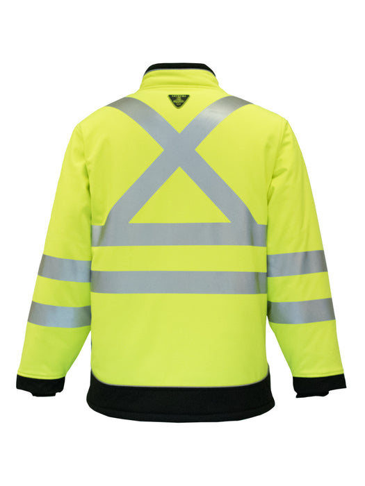 796 HiVis Extreme Softshell Jacket Lime/Black