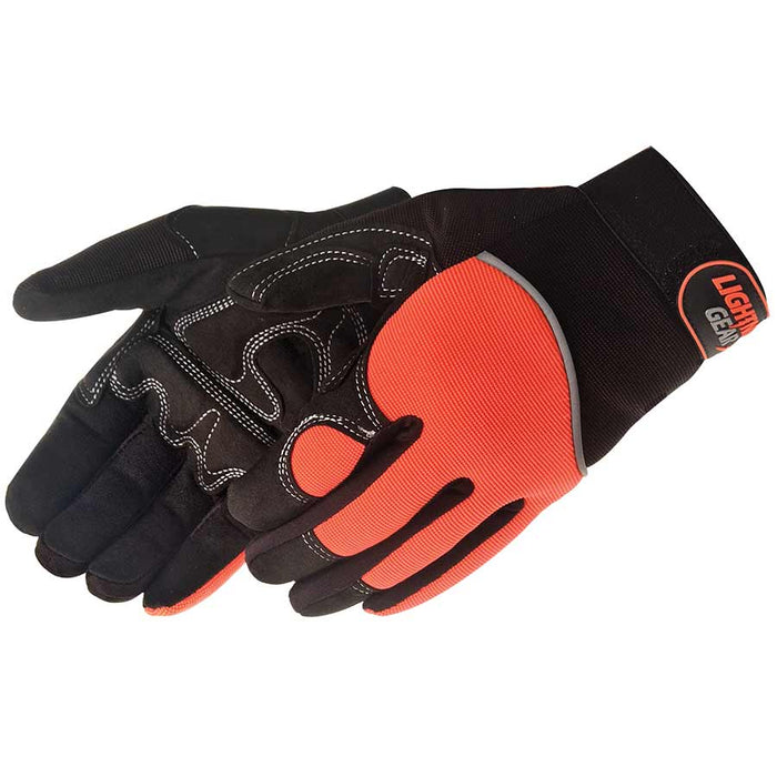 0915QHO CRIMSONWARRIORÖ MECHANIC GLOVES - Hi-vis Orange