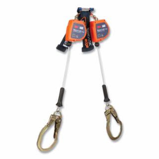 3500276 Nano-Lok™ Edge Self-Retracting Lifeline, 8 ft, Rebar Snap Hook, 420 lb, 2 Legs, Galvanized Cable