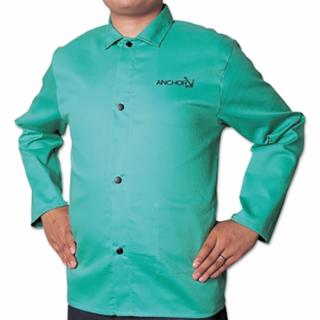 Flame Retardant (FR) Cotton Sateen Jacket, Visual Green #CA-1200