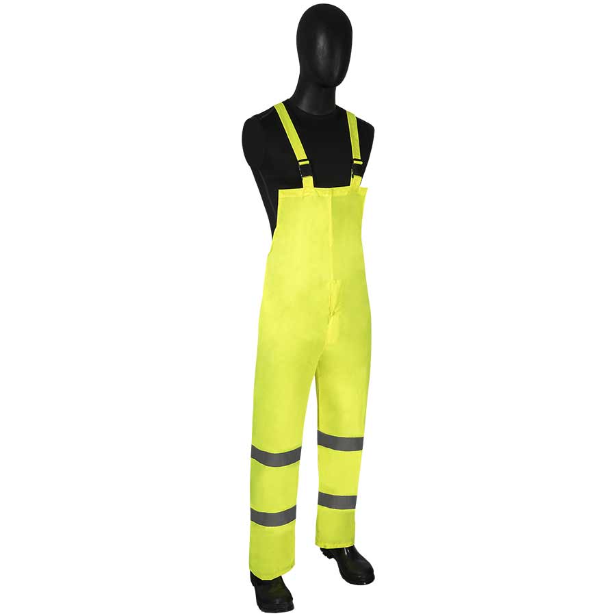 1353 DuraWear™ Class E Hi-vis Green Bib Overall Pants