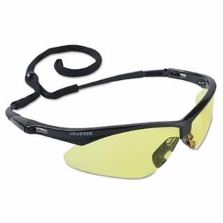 25659 V30 Nemesis™ Safety Glasses, Amber, Polycarbonate Lens, Uncoated, Black Frame/Temples, Nylon 12/BX