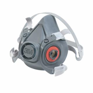 6300 Half Facepiece Reusable Respirator 6000 Series, Large, Resist Gases, Vapors, Particulates, Adjustable Strap, TPE. EA