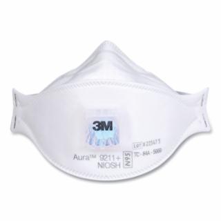 7100303148  Aura™ Series N95 Particulate Disposable Respirator, White, Polypropylene