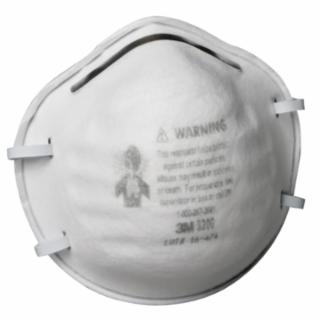 8200 N95 Particulate Respirator, Half Facepiece, Two Fixed Straps, Non-Oil Particles, White