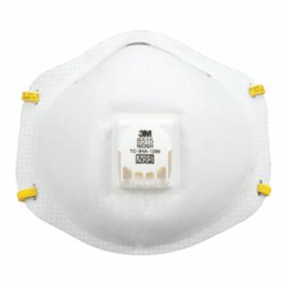 8515 N95 Particulate Welding & Metal Pouring Respirator, Half Facepiece, White