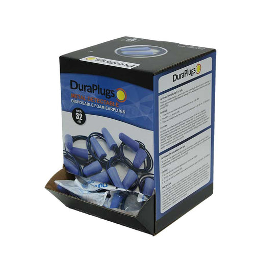 14321 DuraPlugsÖ METAL DETECTABLE EAR PLUGS - Blue