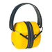 1437Y DuraPlugsÖ FOLDABLE EAR MUFFS - Yellow/Black