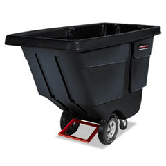 RCP1314BLA Rotomolded Tilt Truck, 202 gal, 850 lb Capacity, Plastic, Black