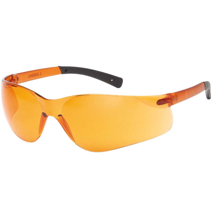 1715RTOR iNOXÖ F-IIÖ SEMI RIMLESS SAFETY GLASSES - Orange