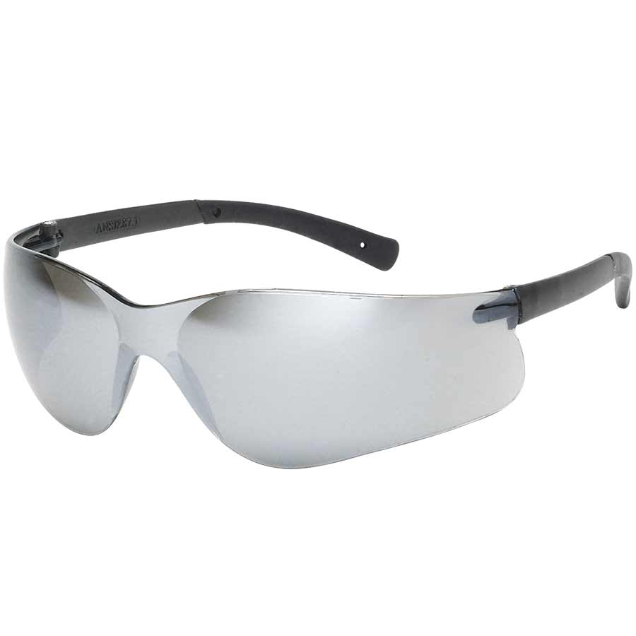 1715RTSM iNOXÖ F-IIÖ SEMI RIMLESS SAFETY GLASSES - Silver Mirror