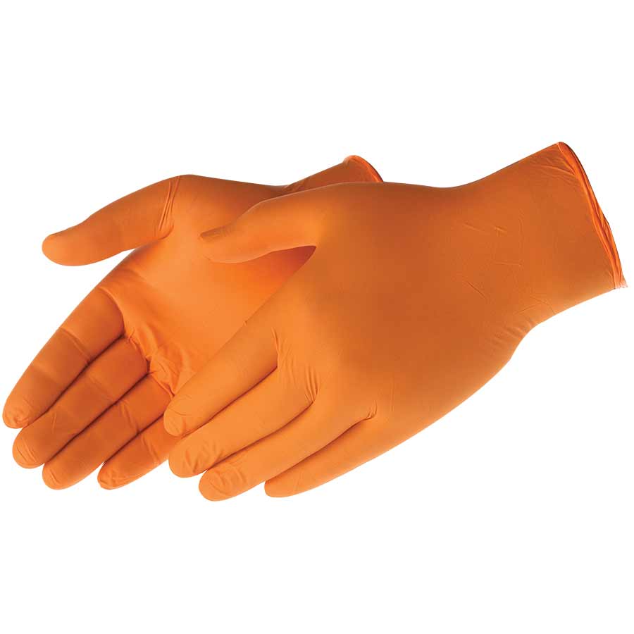 2010HO DuraSkin 4 Mil Industrial Nitrile Gloves | Orange 1000/CS