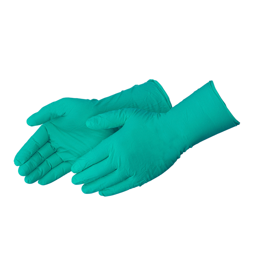 2032W DuraSkin PRO 10 Mil Industrial Nitrile Gloves | Green 500/CS