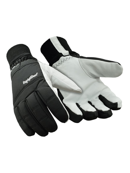 243 Nylon & Goatskin Glove Black