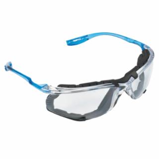 11872-00000-20 Virtua™ CCS Protective Eyewear, Clear Polycarbonate Lens, Anti-Fog, Clear Plastic Frame, Light Blue Temple, 20 EA/CASE