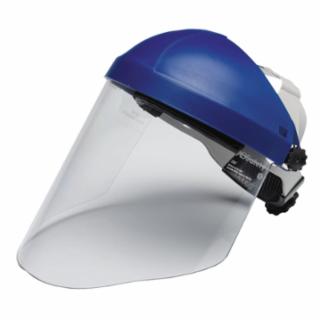 82783  Ratchet Headgear H8A with 3M™ Clear Polycarbonate Faceshield WP96, Uncoated, Clear, 9 in L x 14 in H