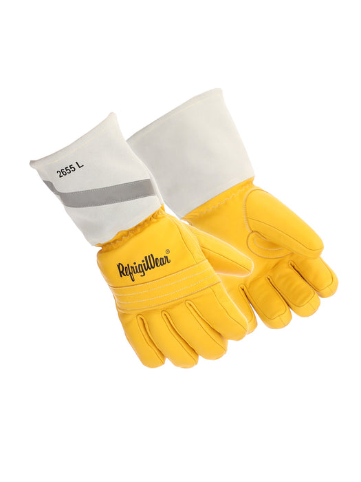 2655 Insulated Water Resistant Cowhide Leather Glove Gold