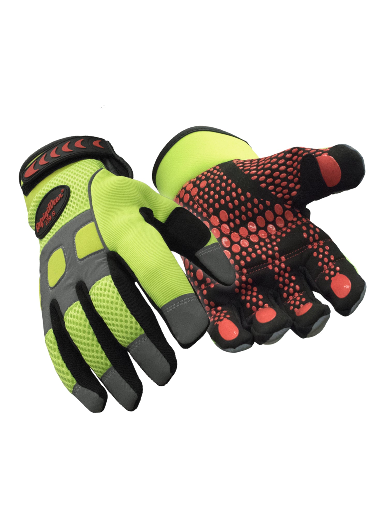 279 HiVis Super Grip Glove Lime