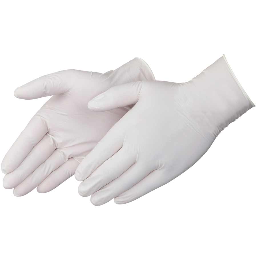 T2800W DuraSkin® White Latex Disposable Gloves 10/CASE