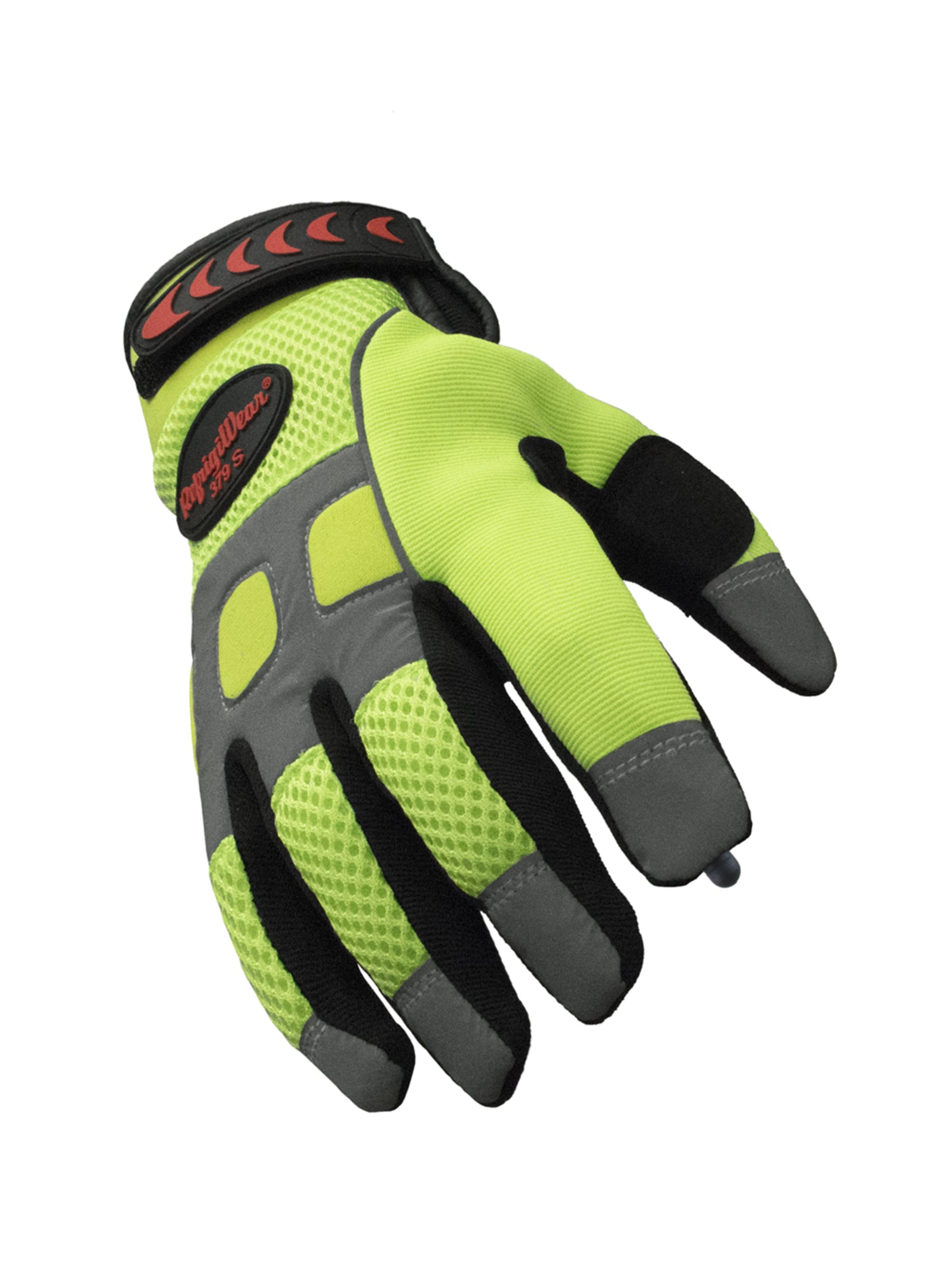 K379 Insulated HiVis Super Grip Glove with Key-Rite Nib Lime