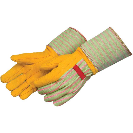 4214ST 18 OZ. GOLDEN CHORE WITH TURTLENECK GAUNTLET CUFF - Yellow/Natural