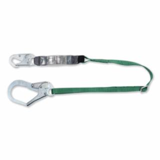 10191757 V-Series Standard Single-Leg Adjustable Shock Absorbing Lanyard, 6 ft, Large Snaphooks