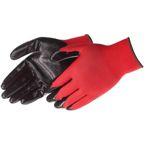 4631QRD Q-GRIP« BLACK NITRILE COATED - Black/Red