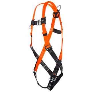 T4500/XXXLAK Titan™ II Non-Stretch Harness, Back D-Ring, 3XL, Friction Shoulder/Mating Chest/Tongue Leg Buckles