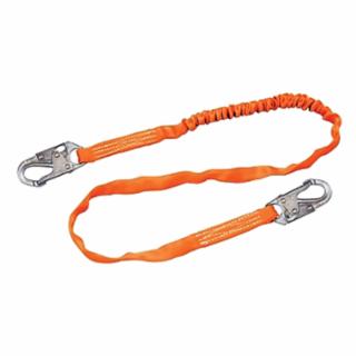 T5111-Z7/6FTAF  Titan II Tubular Shock-Absorbing Lanyard, 6 ft, Tagline/Carabiner, 310 lb