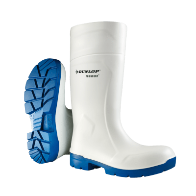 Dunlop FoodPro Purofort Multigrip Safety - White/Blue