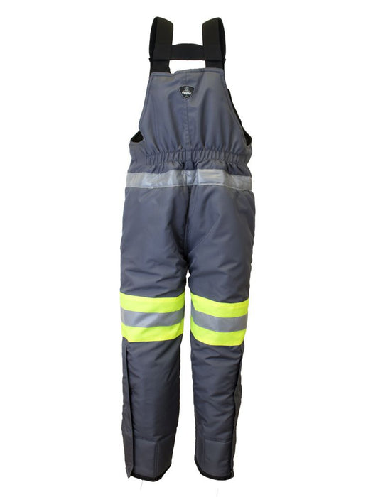 7250 Freezer Edge® Bib Overalls Lime/Gray